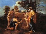 Nicolas Poussin Et in Arcadia Ego Sweden oil painting reproduction